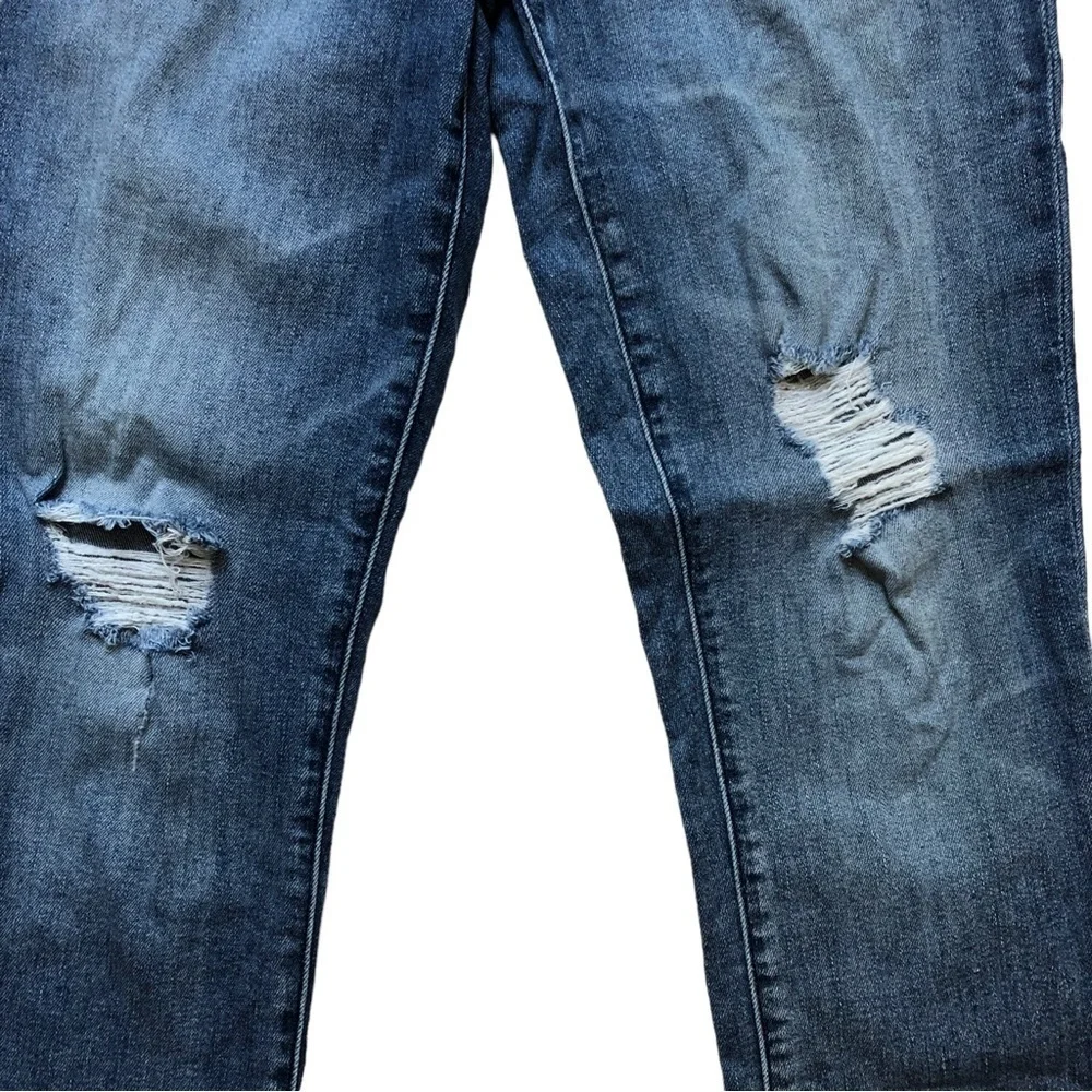 J Brand Alana Fix Up Destruct Size 27 Ankle Medium Blue - Picture 6 of 15